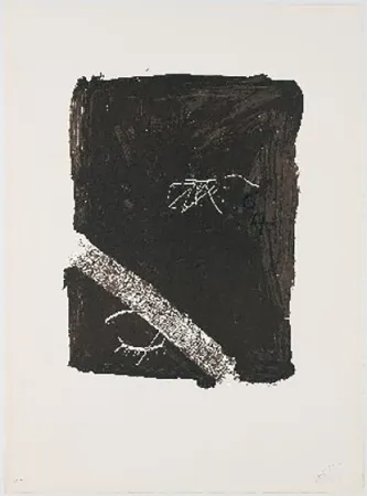 Lithograph Tàpies - Llambrec-5