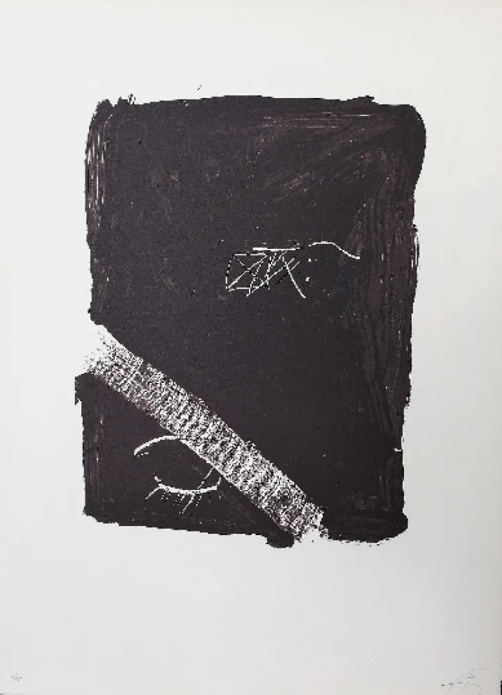 Lithograph Tàpies - LLambrec 5
