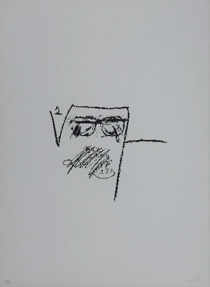 Lithograph Tàpies - LLambrec 6