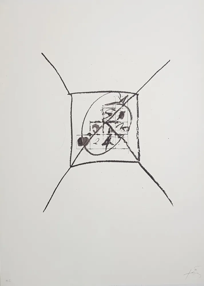 Lithograph Tàpies - Llambrec-9