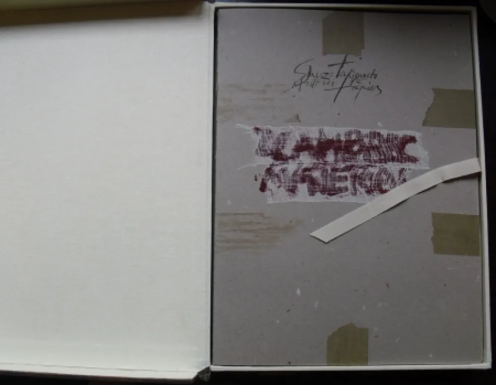 Illustrated Book Tàpies - Llambrec material  