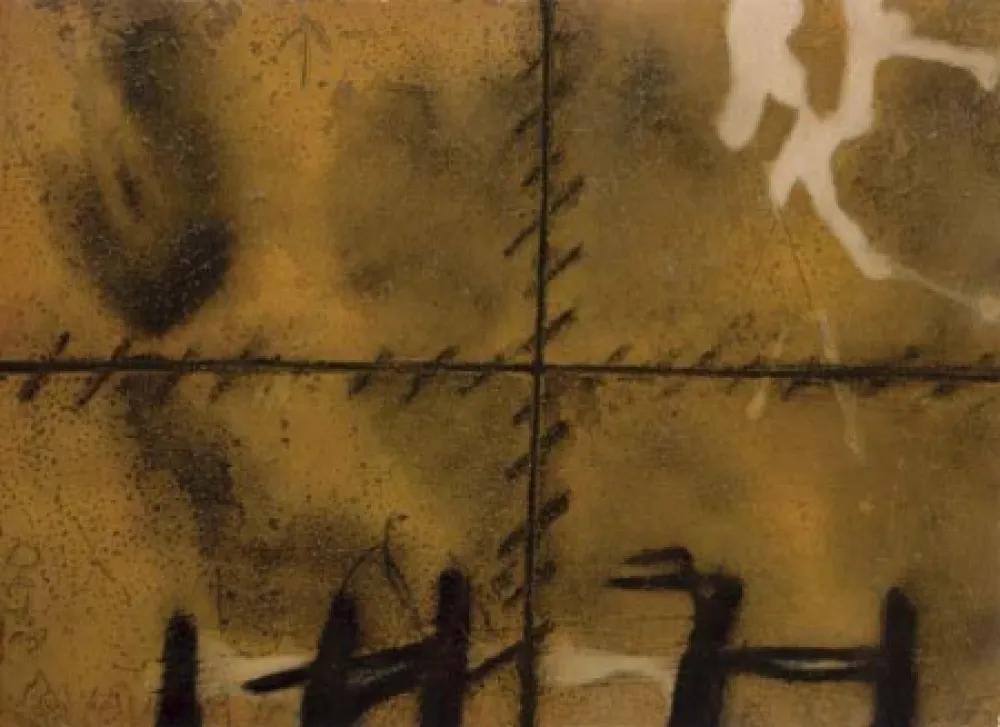 Etching Tàpies - Matière