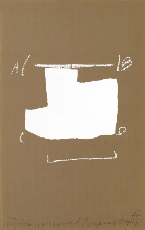 Screenprint Tàpies - Memoria personal 