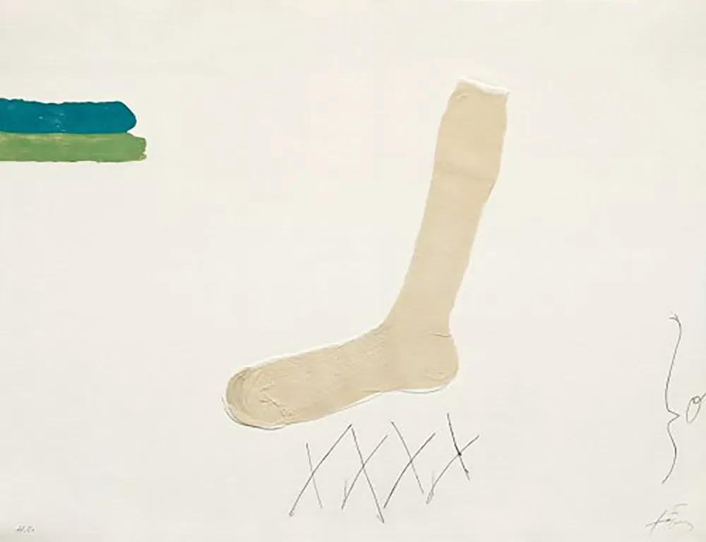 Etching Tàpies - Mitjó