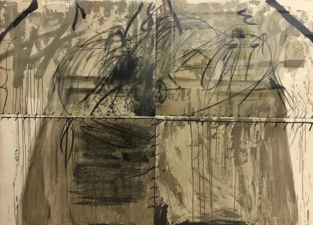 Lithograph Tàpies - Moix