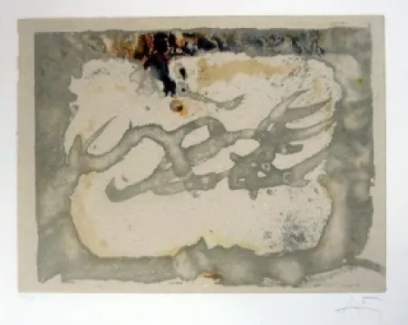 Etching And Aquatint Tàpies - Muntanyes