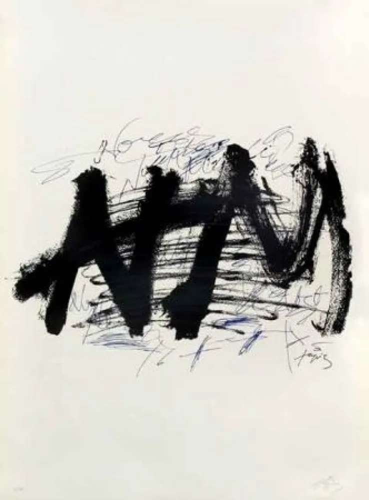 Lithograph Tàpies - NOCTURN MATINAL