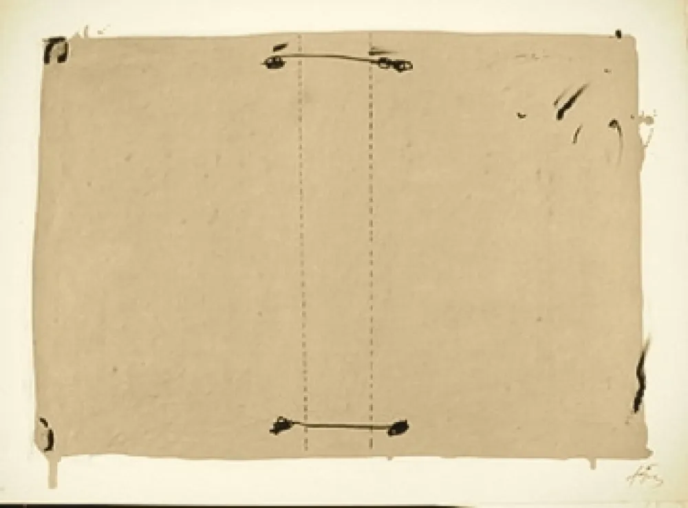 Lithograph Tàpies - NOCTURNO MATINAL