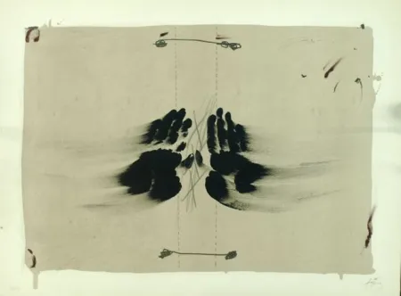 Lithograph Tàpies - NOCTURNO MATINAL