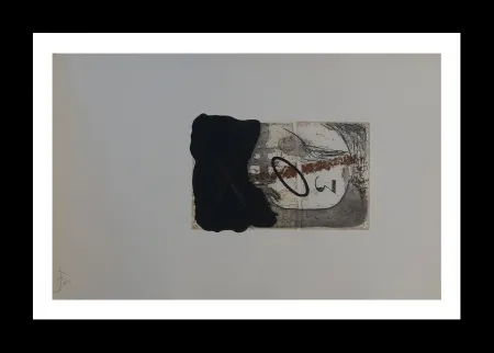 Etching And Aquatint Tàpies - Numero 3