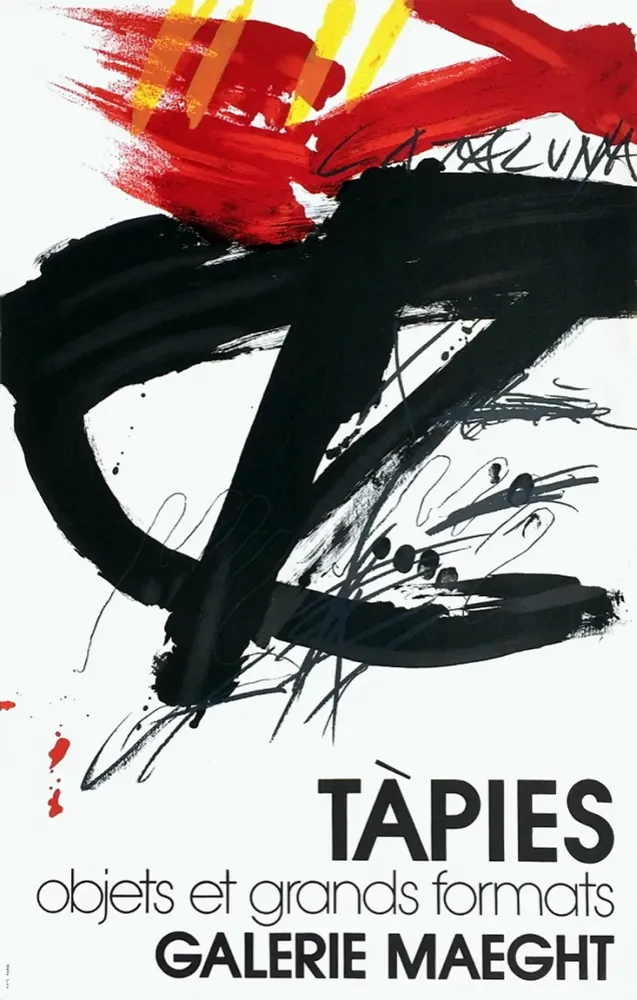 Lithograph Tàpies - 