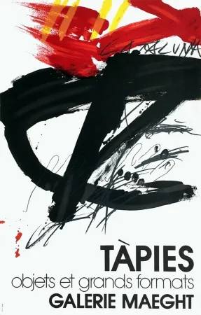 Lithograph Tàpies - 