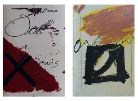 Illustrated Book Tàpies - Oda a Lluis Maria Xirinacs