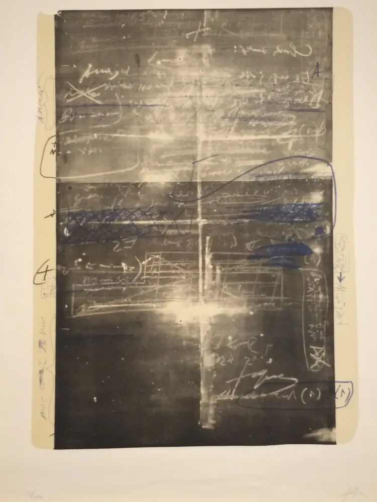 Lithograph Tàpies - Oeuvre gravé