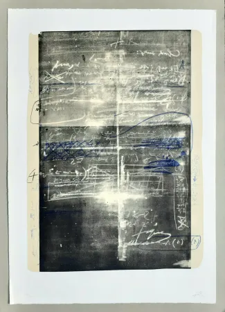 Lithograph Tàpies - Oeuvre gravè