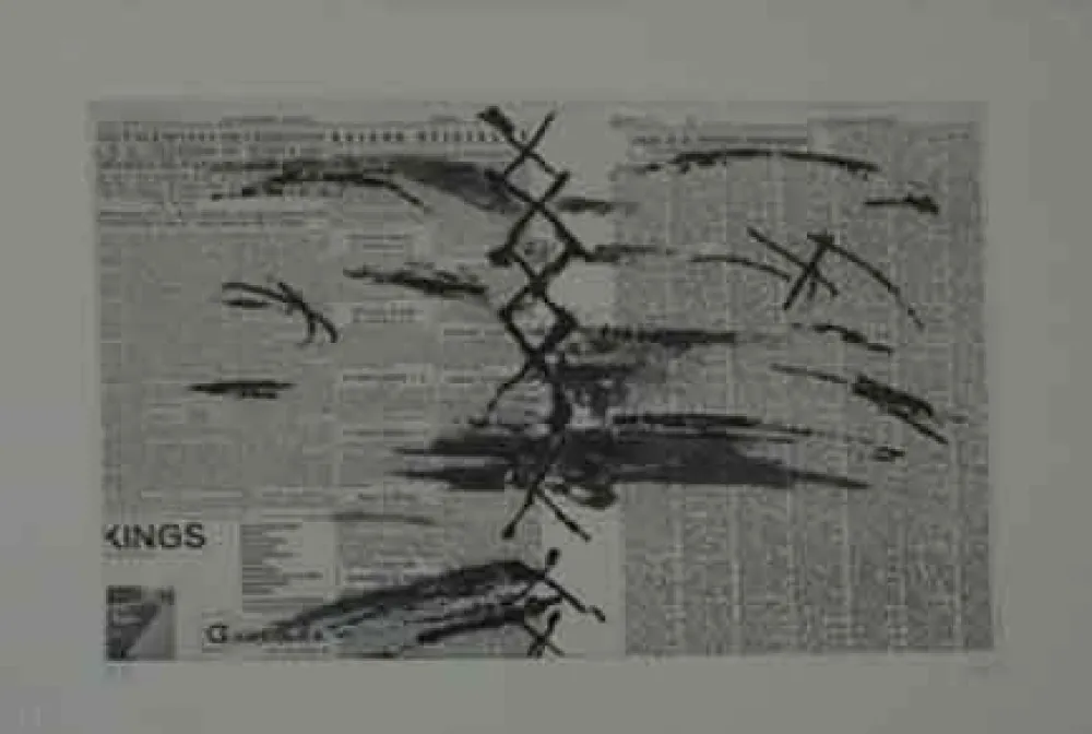 Engraving Tàpies - PAPIER JOURNAL