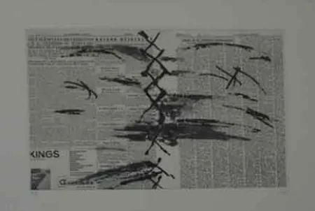 Engraving Tàpies - PAPIER JOURNAL