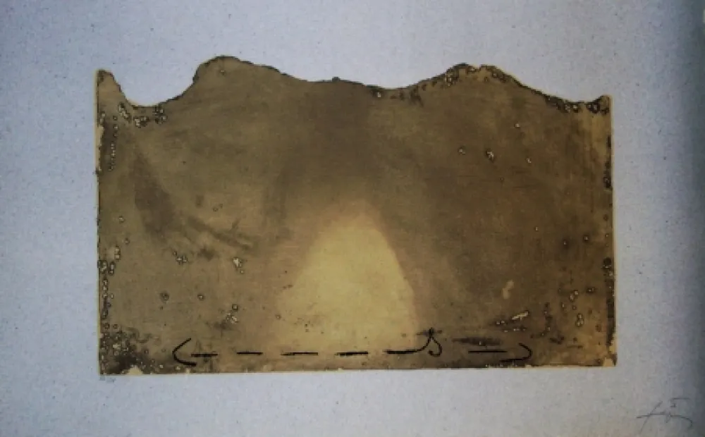 Etching And Aquatint Tàpies - Petrificada petrificante