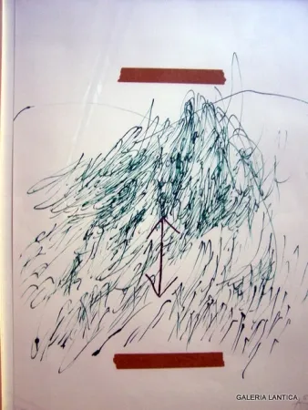 Lithograph Tàpies - POEMAS DEL CATALAN