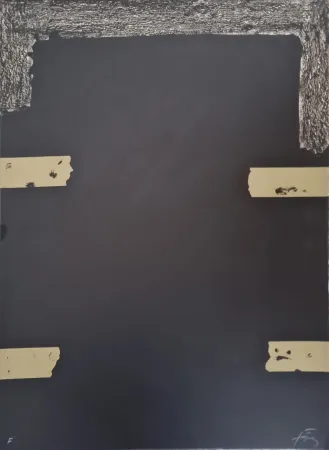 Lithograph Tàpies - Poems 5