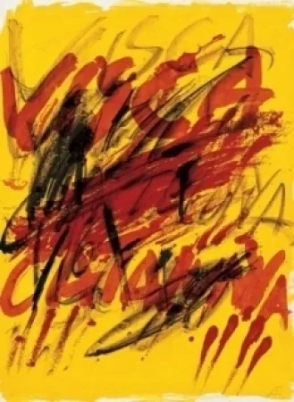Lithograph Tàpies - Poems-6