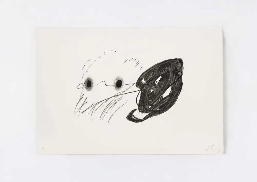 Lithograph Tàpies - Regard 