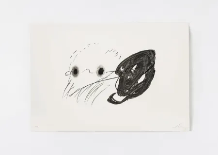 Lithograph Tàpies - Regard 