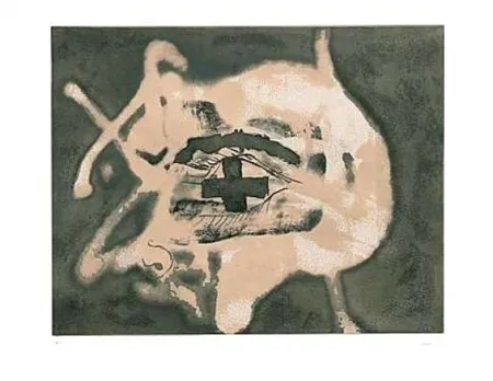 Etching Tàpies - Relief Sable