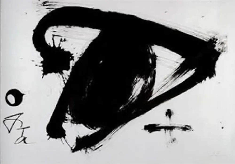 Lithograph Tàpies - Sans titre