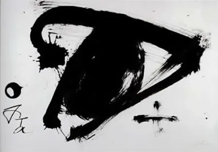 Lithograph Tàpies - Sans titre