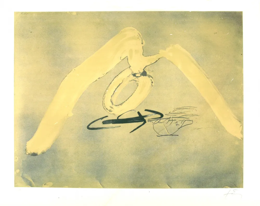 Lithograph Tàpies - Sans titre