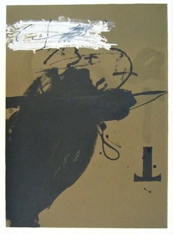 Lithograph Tàpies - Senanque 2