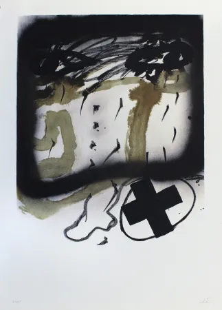 Lithograph Tàpies - Senanque I