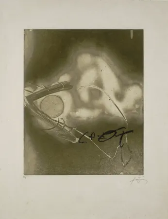 Etching Tàpies - '' Sextina '' 