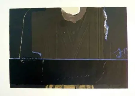 Lithograph Tàpies - S/T