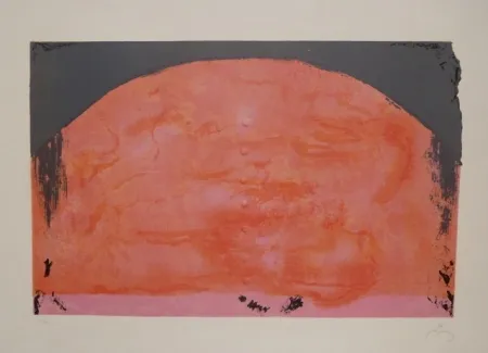 Lithograph Tàpies - S/T