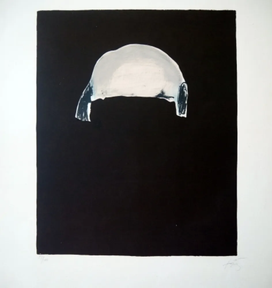 Lithograph Tàpies - S/T