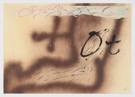 Lithograph Tàpies - Suite