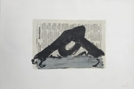 Lithograph Tàpies - Suite 63 x 90