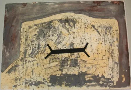 Lithograph Tàpies - Suite 63 x 90