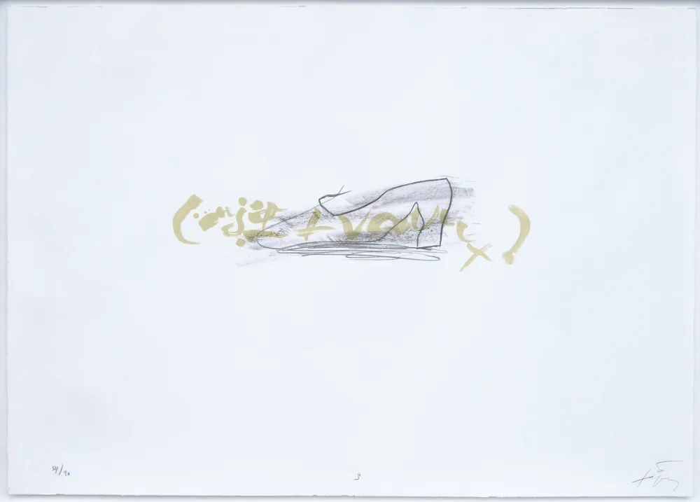 Lithograph Tàpies - Suite 63 x 90 (No 3)