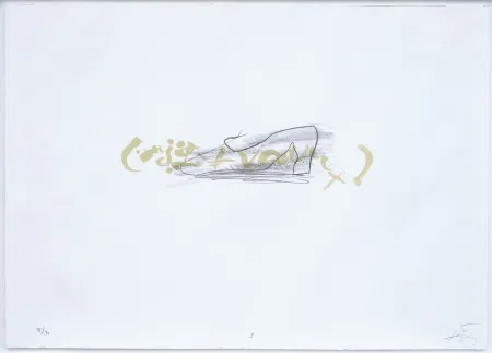 Lithograph Tàpies - Suite 63 x 90 (No 3)