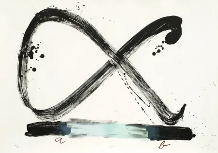 Lithograph Tàpies - Suite 63 x 90 (No 5)
