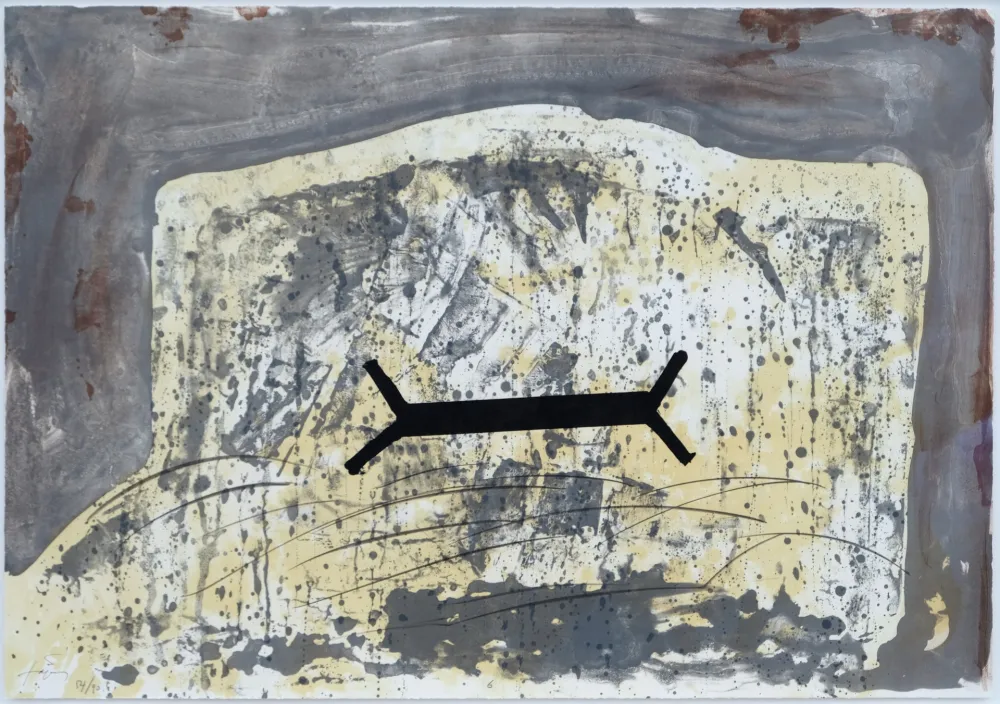 Lithograph Tàpies - Suite 63 x 90 (No 6)