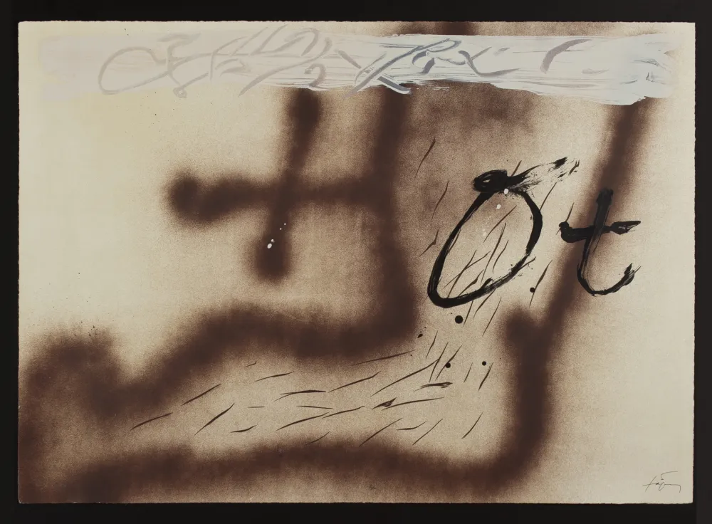 Lithograph Tàpies - Suite