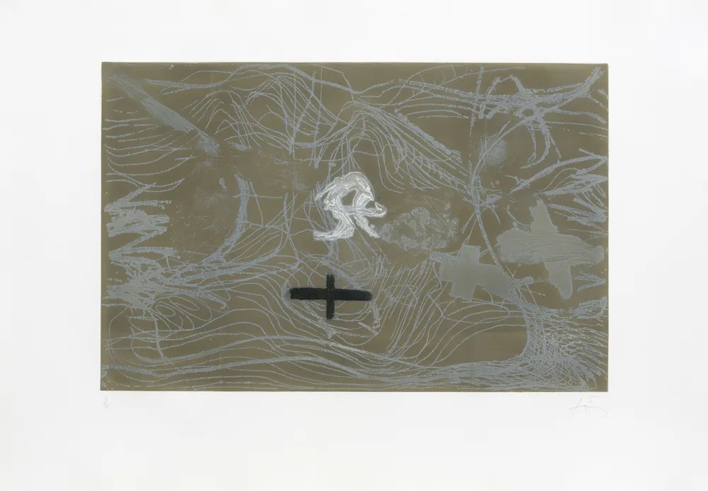 Etching Tàpies - Terrain vague