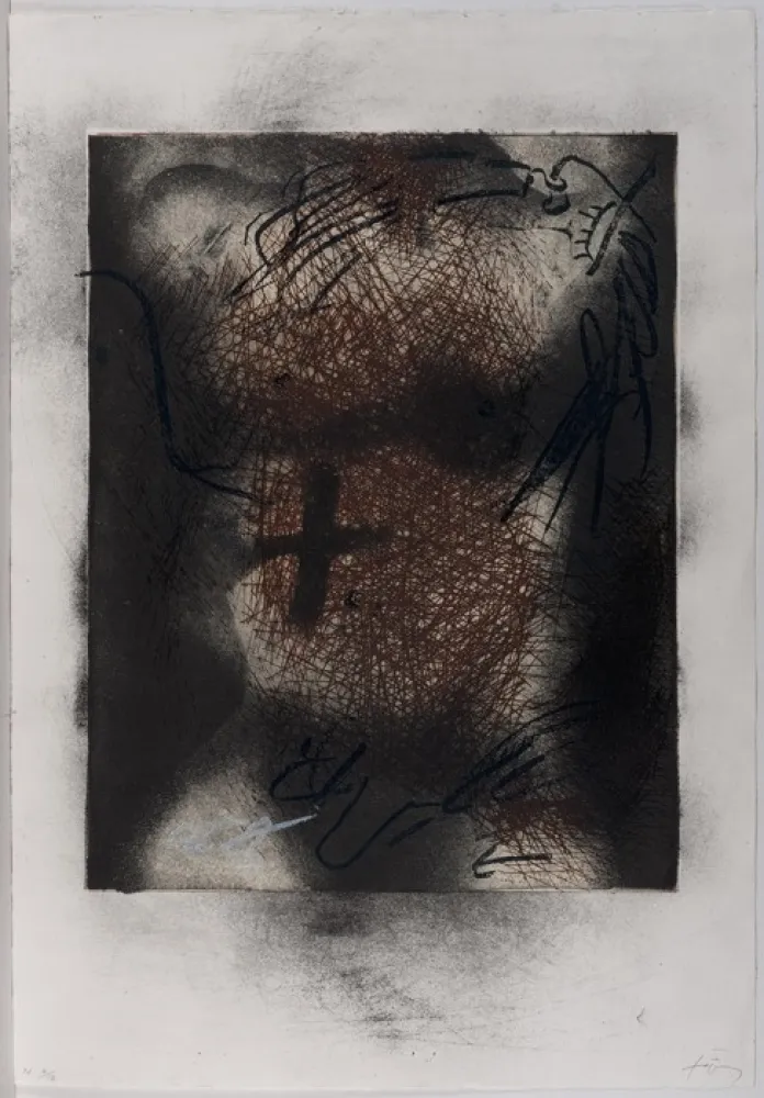 Etching Tàpies - Tors