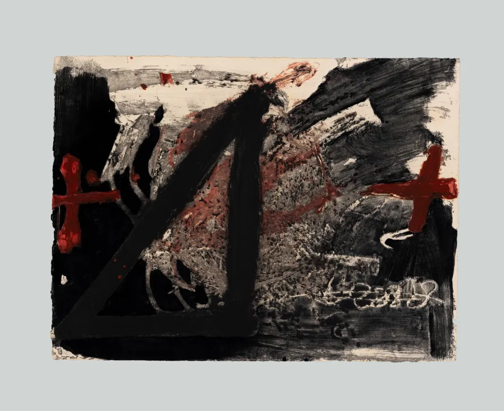 Aquatint Tàpies - Triangle
