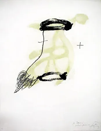 Etching Tàpies - Un Fragment De Statue