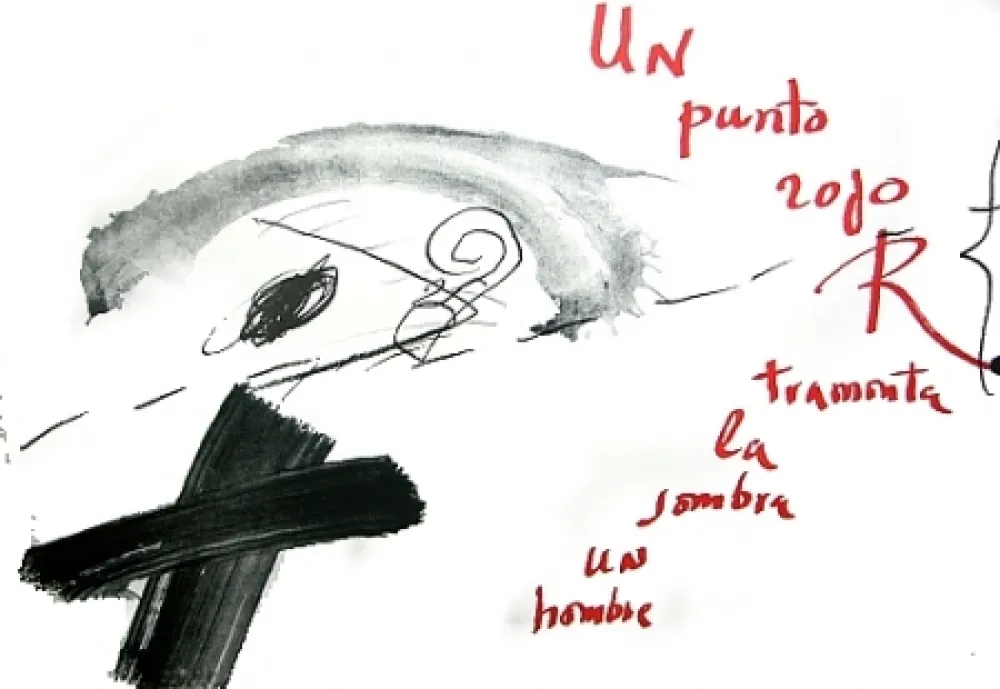 Lithograph Tàpies - Un punto. . .